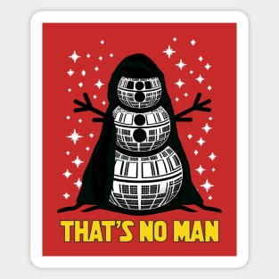 That's No Man - Christmas Sci Fi Film Parody Sticker